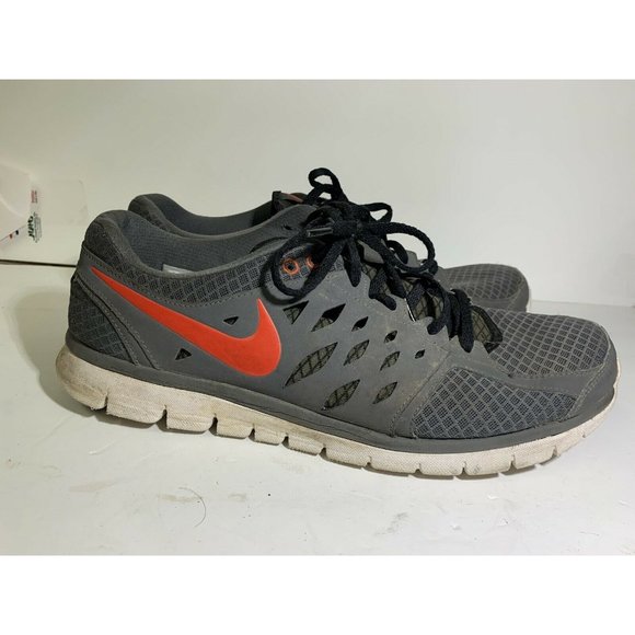 Nike Flex 2013 Mens Grey Red Running Training - Picture 1 of 9
